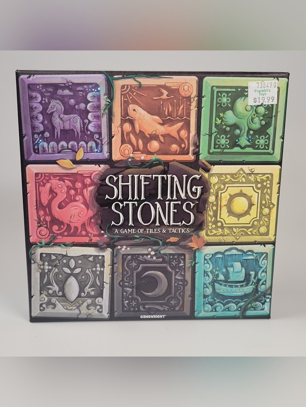Shifting Stones Family Board Game of Tiles & Tactics by Gamewright NEW
